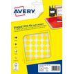 Avery A5 - Zelfklevend etiket in bijpassende kleur - geel (pak van 960)