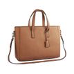 Oberthur Bradford - Draagschoudertas voor notebook - 15.6" - camel