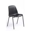 3701338800375-Chaise CHARLOTTE - pieds noirs sans accroche - coque M1 (non feu) - noir-P_79438546_1-0