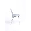 3701338800412-Chaise CHARLOTTE - pieds chromés avec accroches - gris clair-P_79438550_3-2