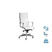 Dileoffice Acer+ - Stoel - high-back - armsteunen - kanteling - draaibaar - 85% polyurethane, 15% cotton - wit