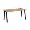 3483600940490-Bureau MAMBO - 140 cm - Pieds métal - Chêne Sonoma/noir-P_79439518_1-0
