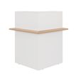 Gautier office ZOOM RECEPTION - component receptiebalie - 90° hoek - natural structured oak