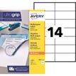 Avery Zweckform 3653 - etiketten voor meervoudige doeleinden - 1400 etiket(ten) - 105 x 42.3 mm