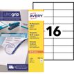 Avery Multi-Usages - etiketten voor meervoudige doeleinden - 1600 etiket(ten) - 105 x 37 mm