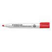STAEDTLER Lumocolor - Marker - voor glas, whiteboard, porselein - rood - 2 mm