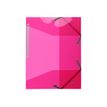 Exacompta Iderama PP - Map met 3 flappen - A4 - voor 250 vellen - roze