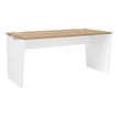 3483600857767-Bureau YES ! - 160 cm - Pieds panneaux fixes - Chêne-P_79440908_1-0