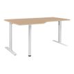 Gautier office YES! - Tafel - rechthoekig gebogen (links) - naturel eiken