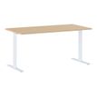 3483600874702-Bureau YES ! - 180 cm - Pieds métal fixes - Chêne-P_79440956_1-0