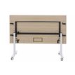 3483600874726-Table de réunion mobile et rabattable YES ! - 180 cm - Pieds blancs - Chêne-P_79440958_2-1