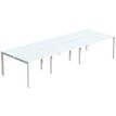 Paperflow Easydesk - Tafel - rechthoekig - wit
