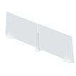 Paperflow - Table privacy panel - wit (pak van 2)