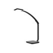 3595560028085-Unilux - Lampe de bureau connectée Timelight - LED - USB + chargeur sans fil - noir-P_79441155_5-2