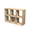 Artarredi Maxicolor - Boekenkast - modular - melamine - licht eiken