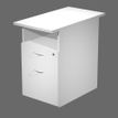 2012349513446-Caisson de bureau - Profondeur 80 cm - 1 niche et 2 tiroirs - Blanc-P_79441812_1-0