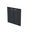 Artarredi Presto - Boekenkast-deurset - 2 deuren - melamine - zwarte as