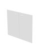 Artarredi - Boekenkast-deurset - 2 deuren - satin-etched tempered glass