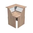 2012349514269-Banque d'accueil en angle 90° MUSA - L76 x H117 x P76 - Noyer/blanc-P_79441853_1-0
