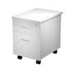 Artarredi Flex - Voetsteun - mobiel - 2 lades - melamine - wit