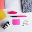 3474371980075-Pentel Tradio Fluo - Stylo plume - encre bleue - corps rose-P_79442711_2-1