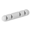 4005546991498-DURABLE CAVOLINE CLIP 1 - boite de 2 clips adhésif pour 4 câbles jusqu'à 5mm de diamètr-P_79444013_1-0