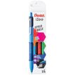 3474372223041-Pentel iZee - Pack de 4 stylos à bille rétractables - 1 mm - moyen - noir, bleu, rouge et-P_79445422_1-0