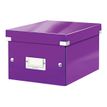 Leitz Click & Store - Opbergdoos - A5 - metallic paars