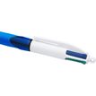 3086123372375-BIC 4 Couleurs Grip - Stylo à bille 4 couleurs - noir, rouge, bleu, vert - rétractable--3