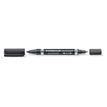 4007817348031-STAEDTLER Lumocolor duo - Marqueur permanent - double pointe fine et moyenne - noir--1