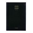 5412303005357-Agenda Bretime Lima 16 mois - 1 semaine sur 2 pages - 15 x 21 cm - noir - Brepols--0