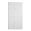 Paperflow easyOffice - Keukenkast - 4 planken - 4 deuren - metaal, polypropyleen, high-impact tinted polysterene - wit