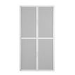 3660141930474-Armoire haute à rideaux EASY OFFICE - 110 x 204 x 41,5 cm - Corps et poignée blanc - Rideaux anthraci--0