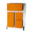 Paperflow - Voetsteun - mobiel - 4 lades - oranje