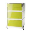 Paperflow - Voetsteun - mobiel - 4 lades - groen