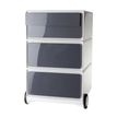 0000793672255-Caisson de bureau mobile EASYBOX - 2 tiroirs et 2 plumiers - Anthracite--0