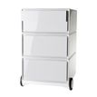 0000793672286-Caisson de bureau mobile EASYBOX - 2 tiroirs et 2 plumiers - Blanc--0