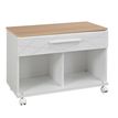 Gautier office Sunday - Storage unit - mobiel - 2 planken - onderdeelplank - wit