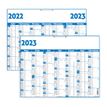 3108720570883-Calendrier bleu - 57 x 41 cm - 7 mois par face - Oberthur--0