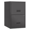 Classeur 2 tiroirs pour dossiers suspendus - 66 x 40 x 40 cm - anthracite