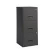 Classeur 3 tiroirs pour dossiers suspendus - 96 x 40 x 40 cm - anthracite
