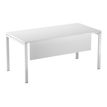 Voile de fond pour bureau EASYDESK L160cm - Blanc