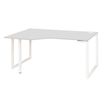 Gautier office Sunday - Tafel - rechthoekig gebogen (links) - grijs