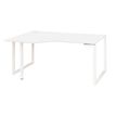 Gautier office Sunday - Tafel - rechthoekig gebogen (links) - wit