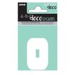 8711234002365-Pickup Déco Anna - Étiquette autocollante 60 mm - Chiffre 0 - blanc--0