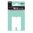 8711234002587-Pickup Déco Anna - Étiquette autocollante 60 mm - Lettre M - blanc--0