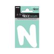 8711234003317-Pickup Déco Emma - Étiquette autocollante 70 mm - Lettre N - blanc--0