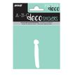 Pickup Déco Zoé - Étiquette autocollante 110 mm - Lettre I - blanc