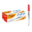 BIC VELLEDA 1741 - Marker - niet permanent - voor whiteboard - rood - inkt op basis van oplossingsmiddel - 1.4 mm - gemiddeld - pak van 12