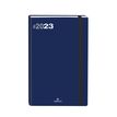 Agenda à élastique Flex - 1 semaine sur 2 pages - 17 x 24,5 cm - bleu marine - Oberthur